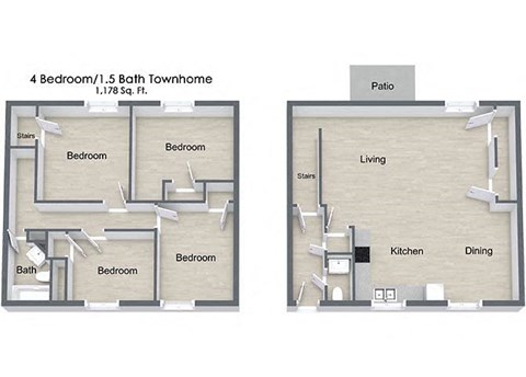 Woodside Village_4 Bedroom Floor Plan
